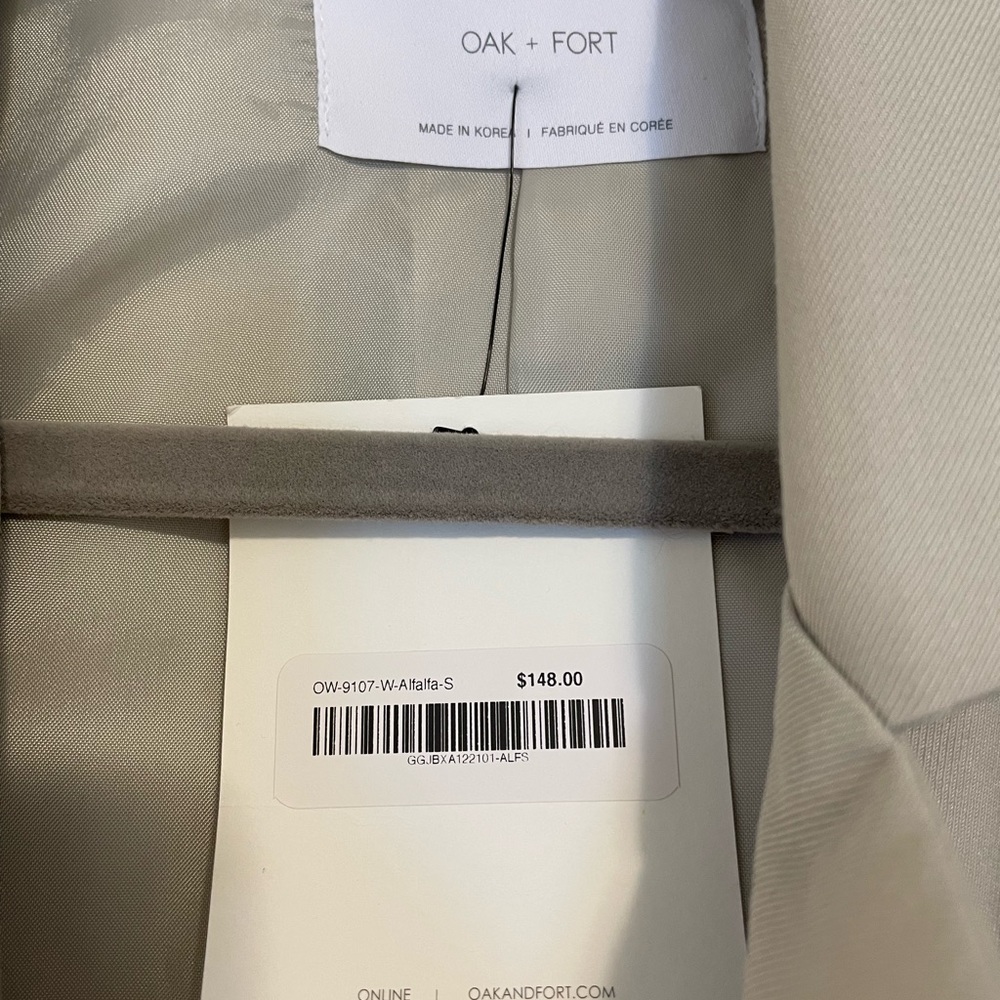 Oak and fort cropped blazer